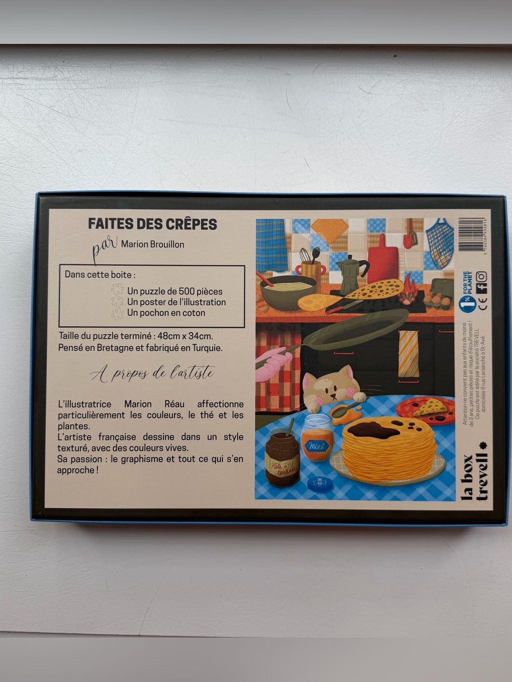 Trevell Puzzle “Faites de Crepes” 500 pc - Picture 2 of 5